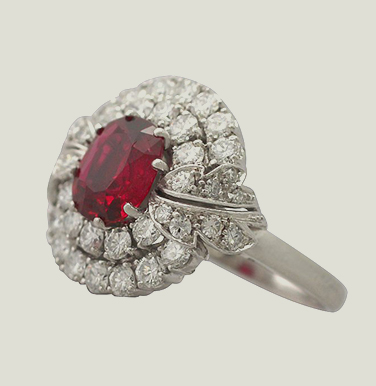 Vintage Ruby Ring