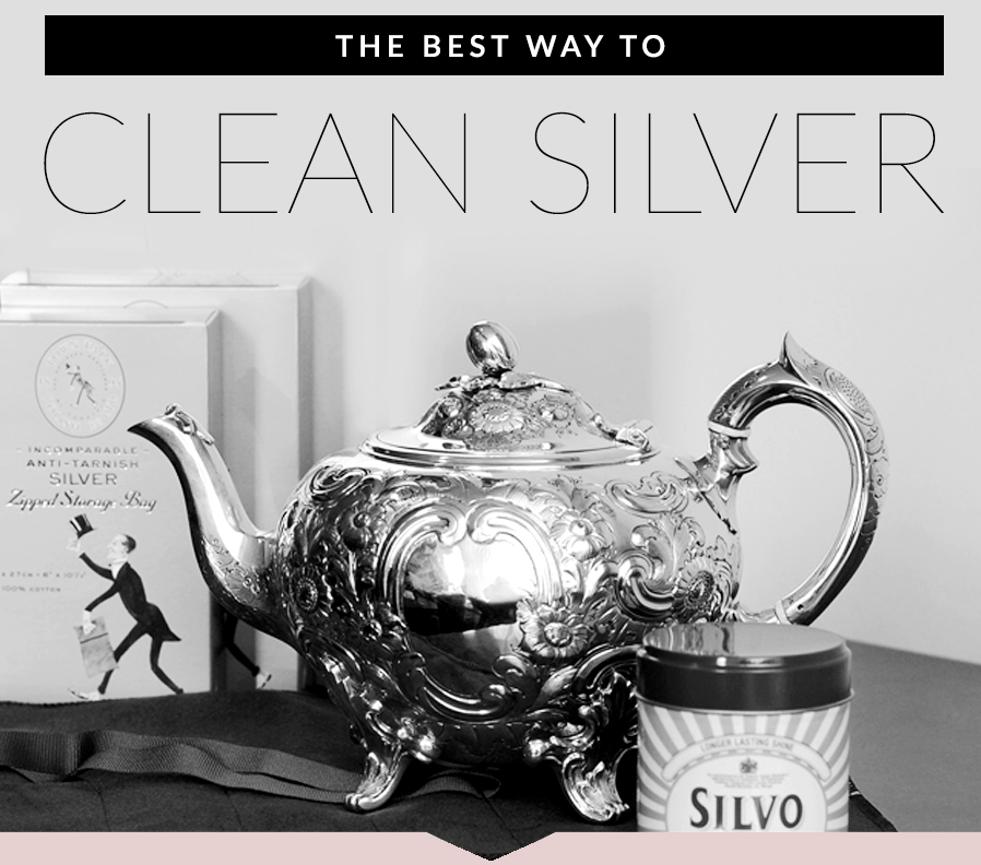 how to clean silver teapot