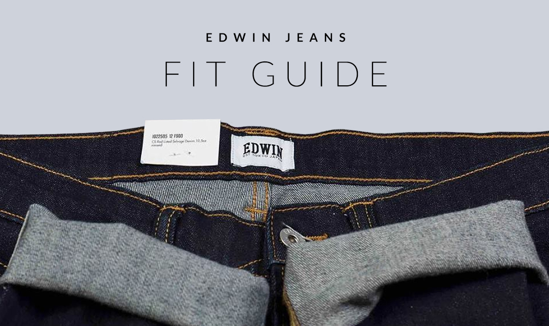 edwin jeans sizing