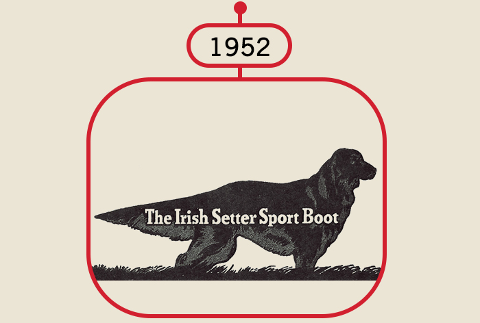 Irish setter 2024 boots logo