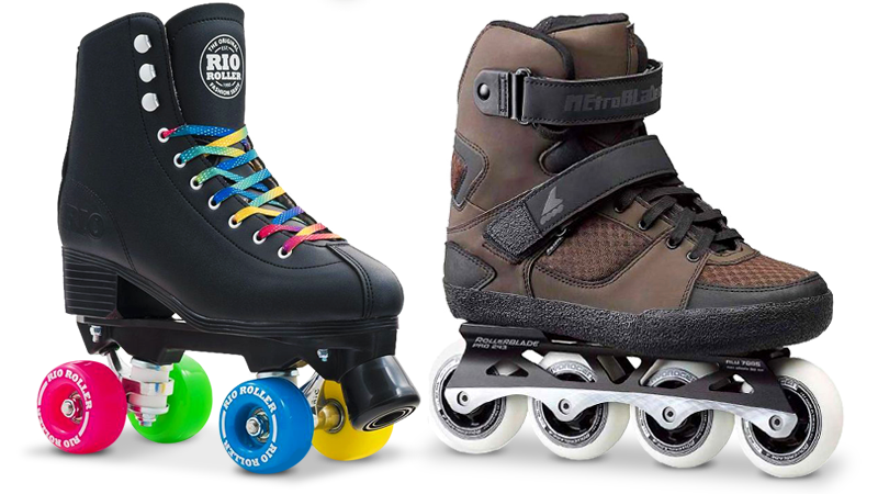 The Difference Between Roller Skates and Roller Blades – Slick's Skate Store
