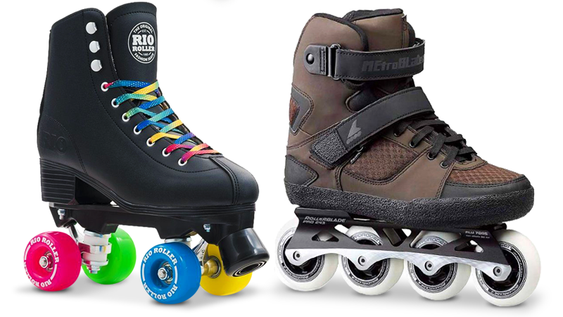 berouw hebben Schaap cafe The Difference Between Roller Skates and Roller Blades – Slick's Skate Store