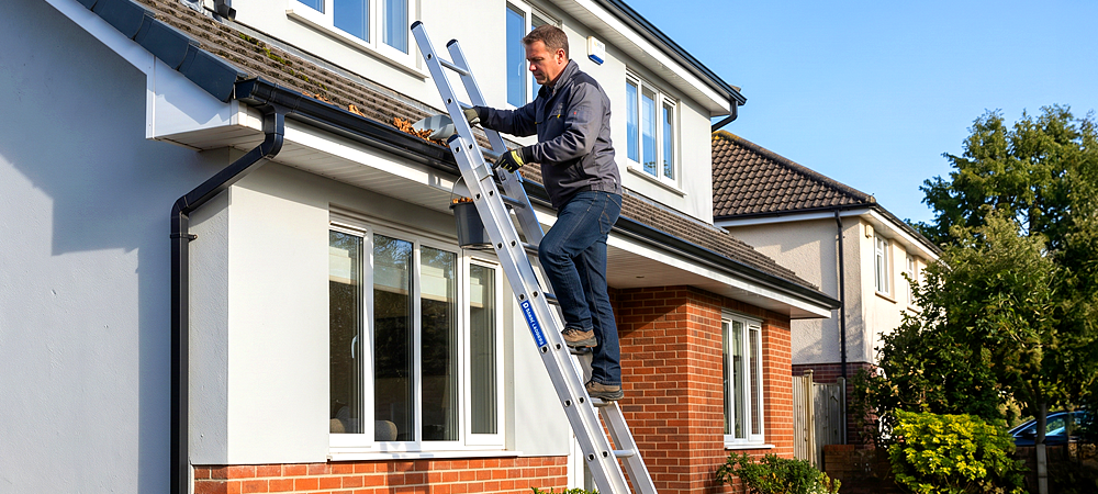 What Type of Ladder Is Best for Cleaning Gutters?