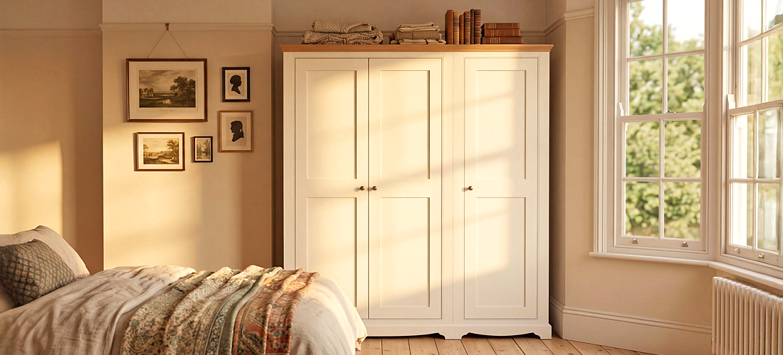 Warm Neutral Wardrobes for a Calm, Relaxed Feel