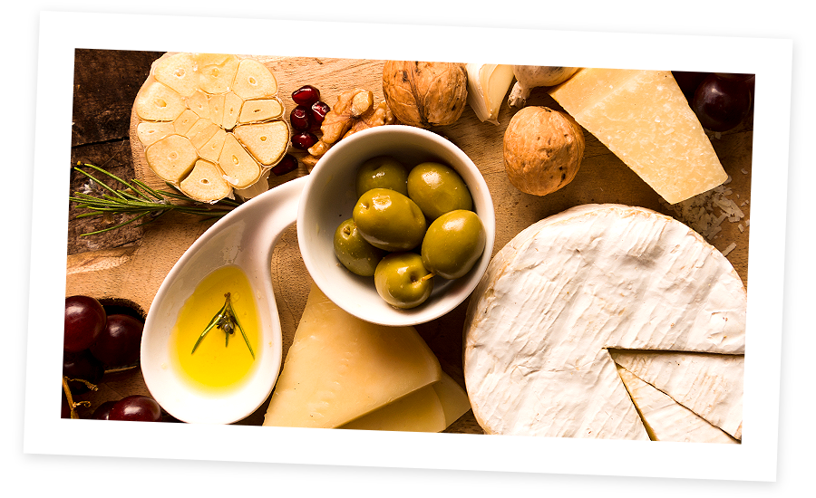 Cheese and Olives