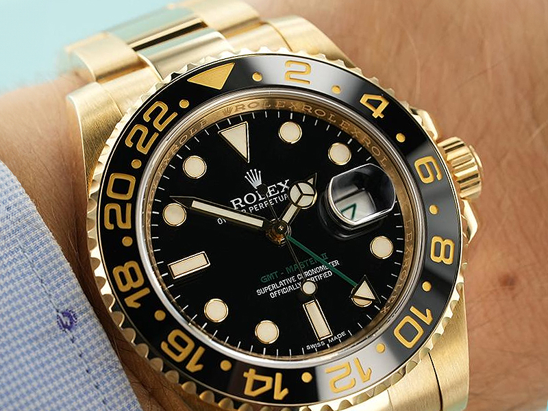 Gold Rolex GMT-Master & GMT-Master II