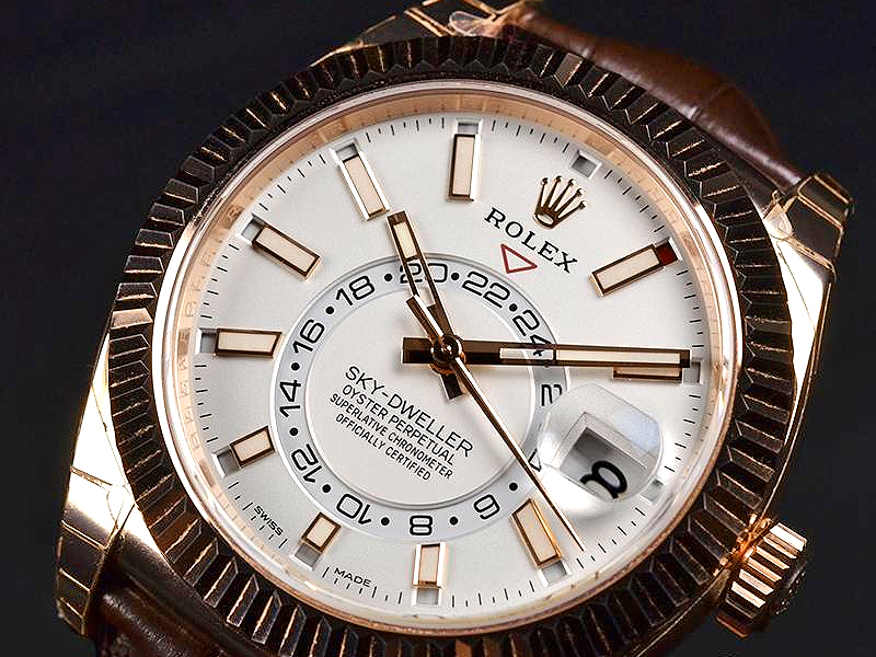 Gold Rolex Sky-Dweller
