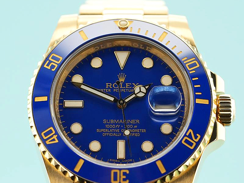 Gold Rolex Submariner