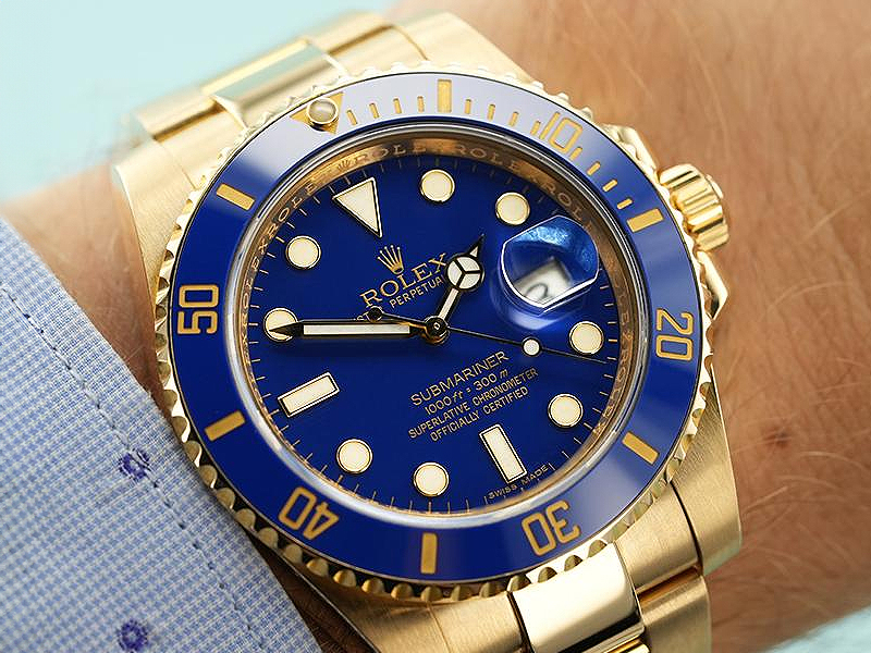 Gold Rolex Submariner