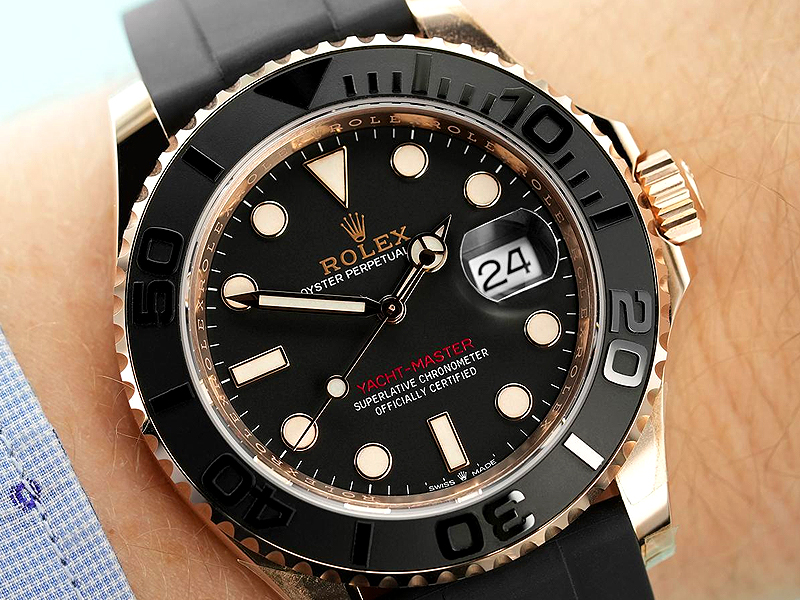 Gold Rolex Yacht-Master
