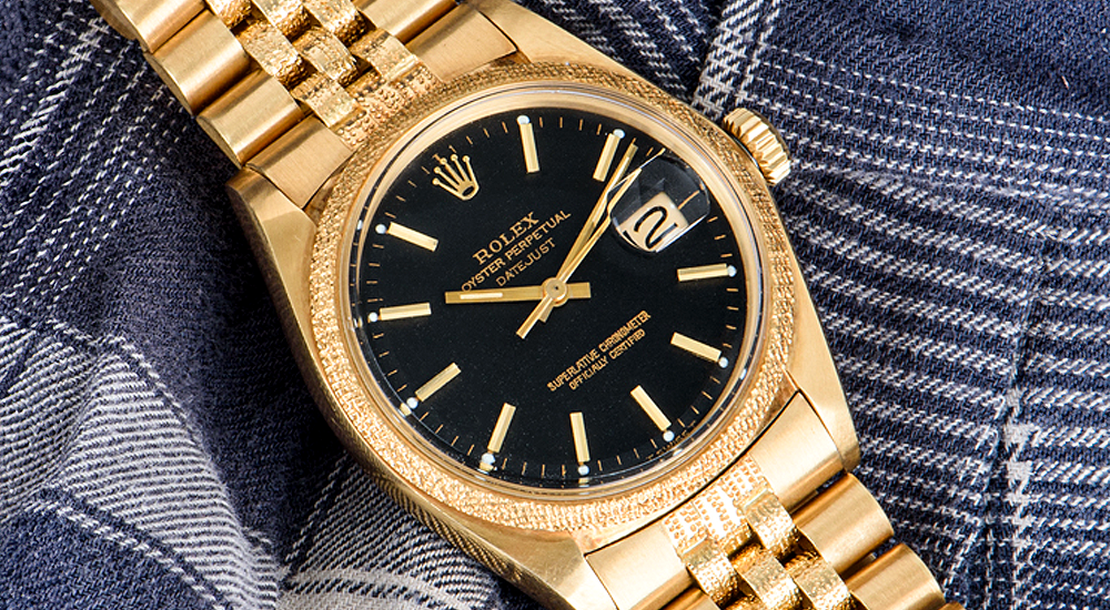 Black and Gold Rolex Datejust Models