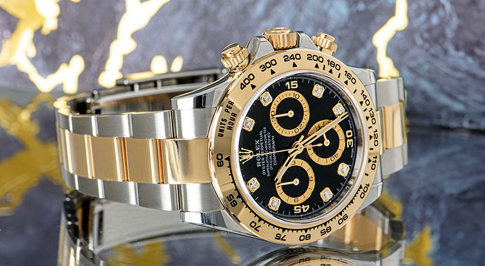 Black and Gold Rolex Daytona Models