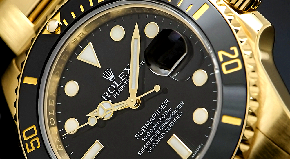 Black and Gold Rolex Submariner Models