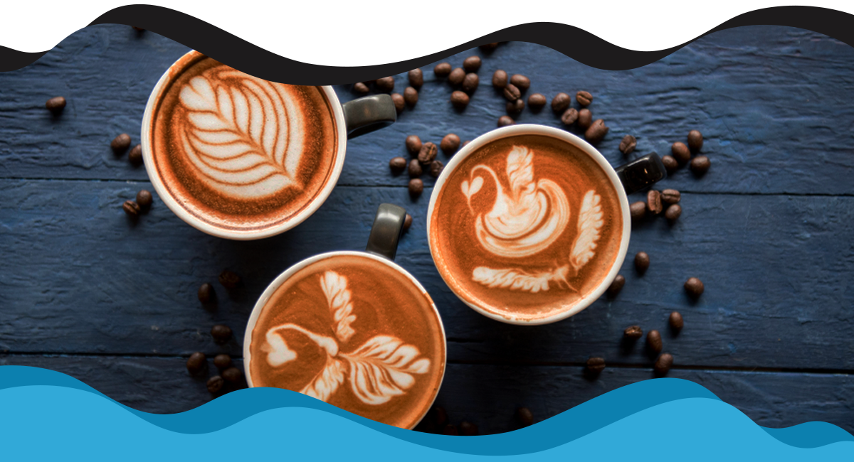 Beautiful latte art