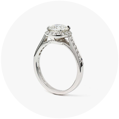 Beaded Engagement Ring Setting