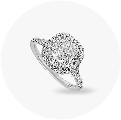 Halo Engagement Ring Setting