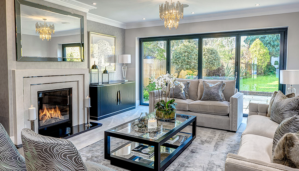 How to Light a Living Room with a Grey Sofa