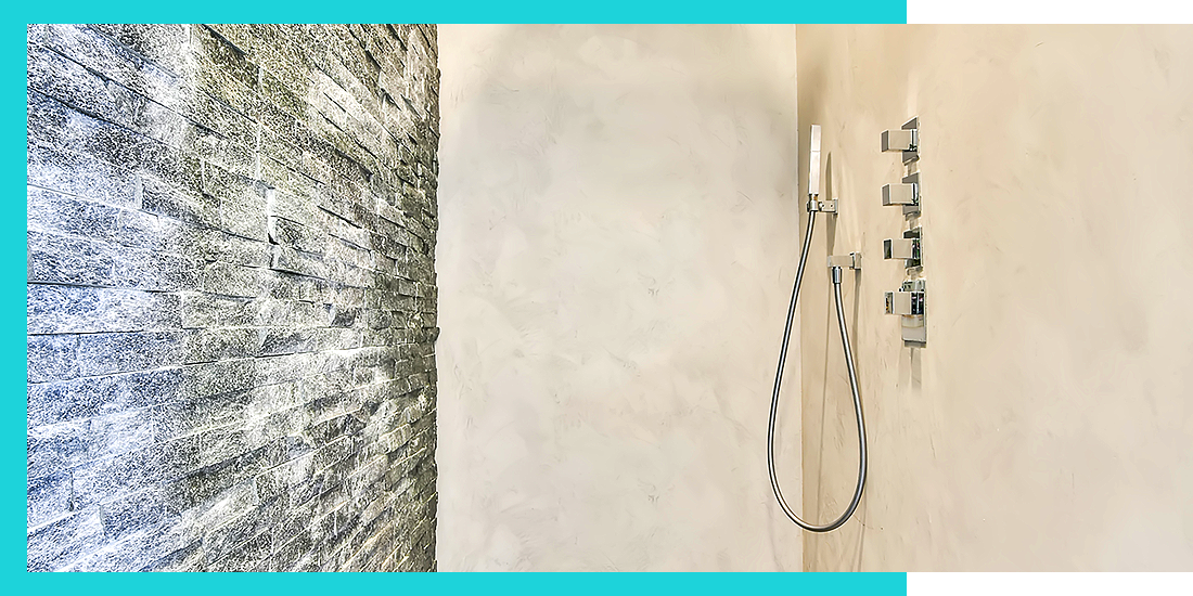Tiling the Wet Room Walls