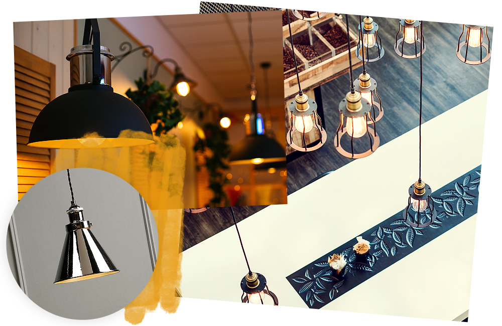 1. Pendant Lights Above Dining Tables