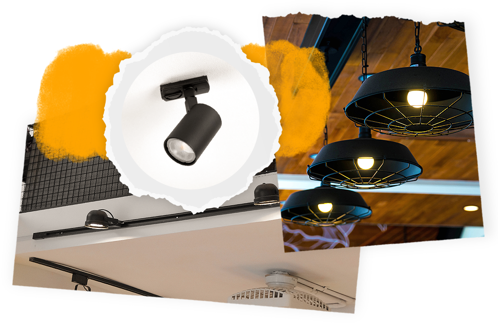 3. Track Lighting for Flexible Illumination