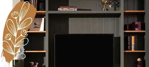 How to Dress Your Media Wall Unit