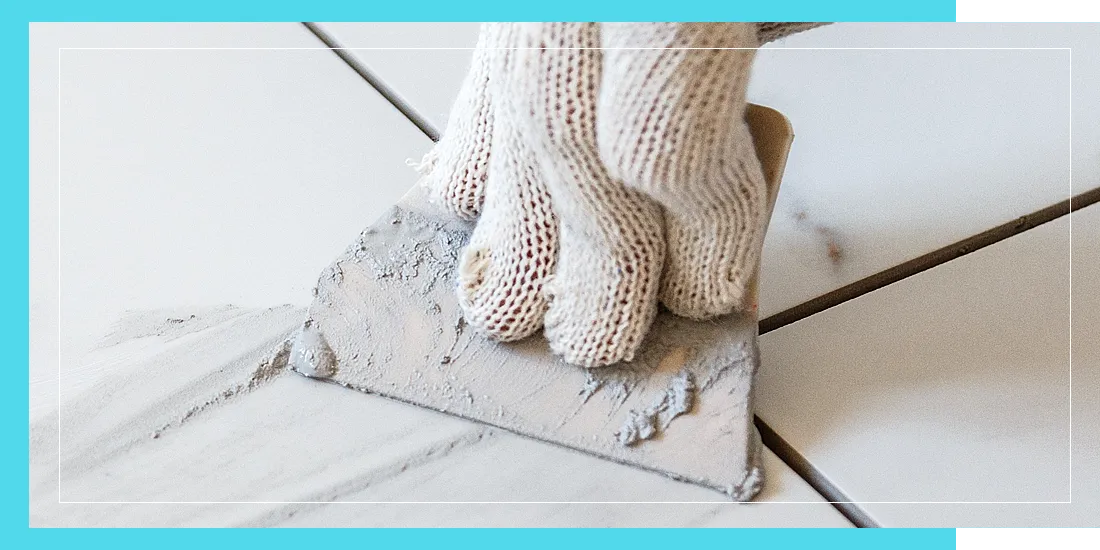 Step 3: Apply Grout With a Rubber Float