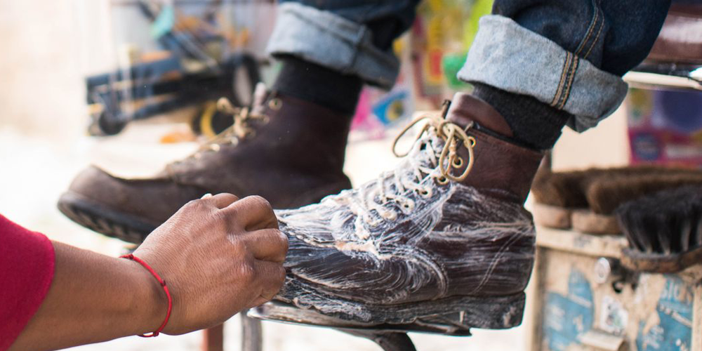 Red wing boot 2024 cleaning in store