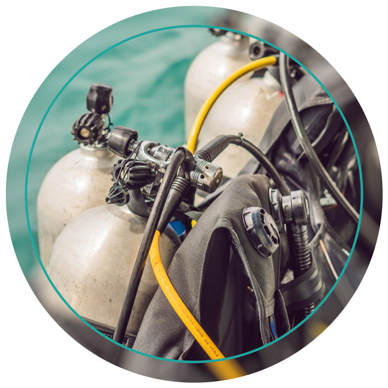 Scuba Diving Essential Equipment Coast Water Sports