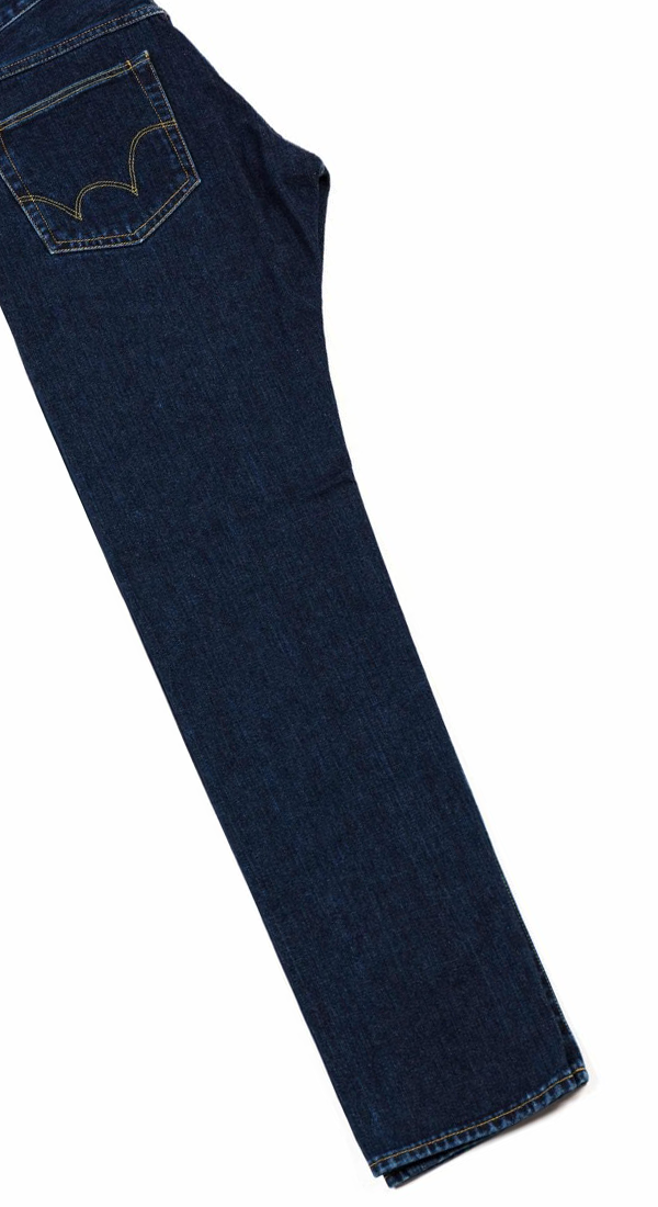 Edwin Men's Dark Blue 402 Jeans Actual Measurements: Waist 32