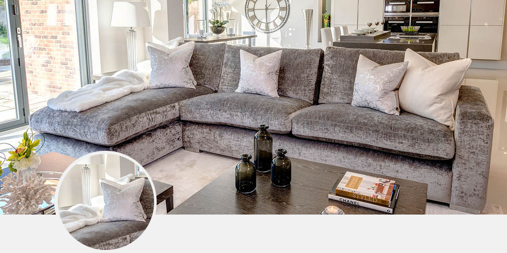 How to arrange cushions on a corner sofa? – The World in Cushions