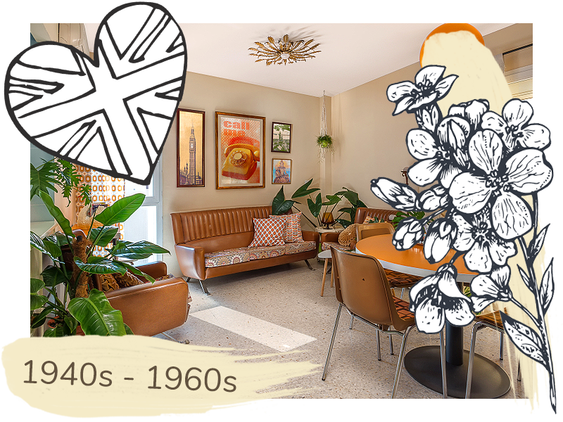 1940 decorating scheme