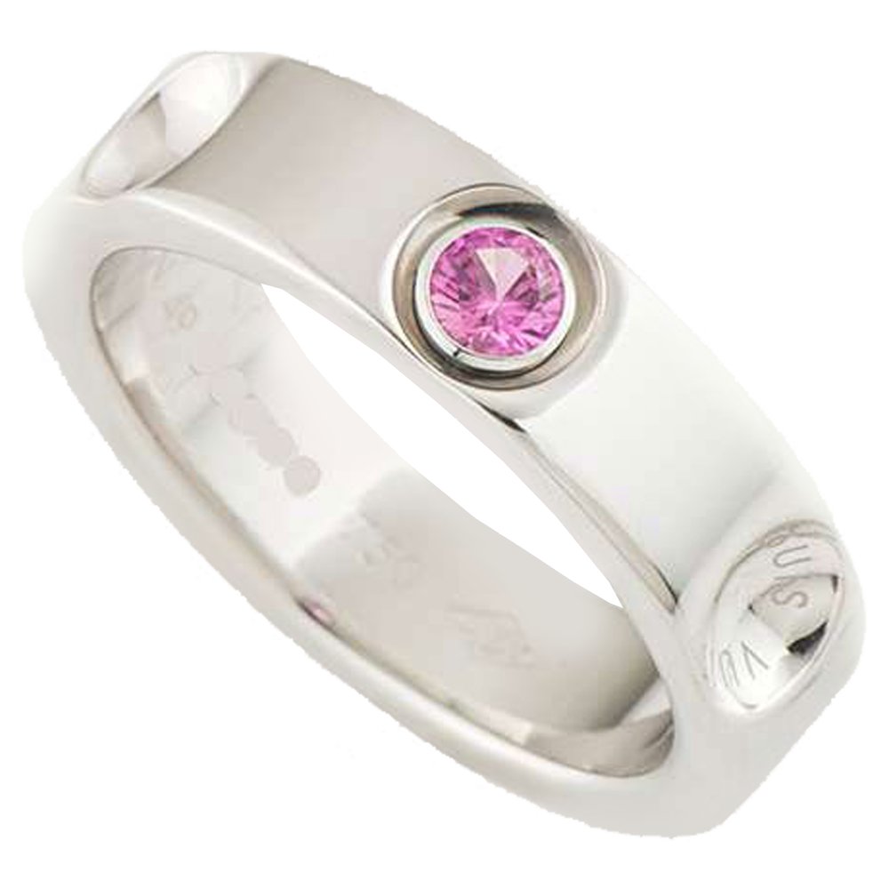 Louis Vuitton White Gold, Pink Sapphire And Diamond Flower Motif