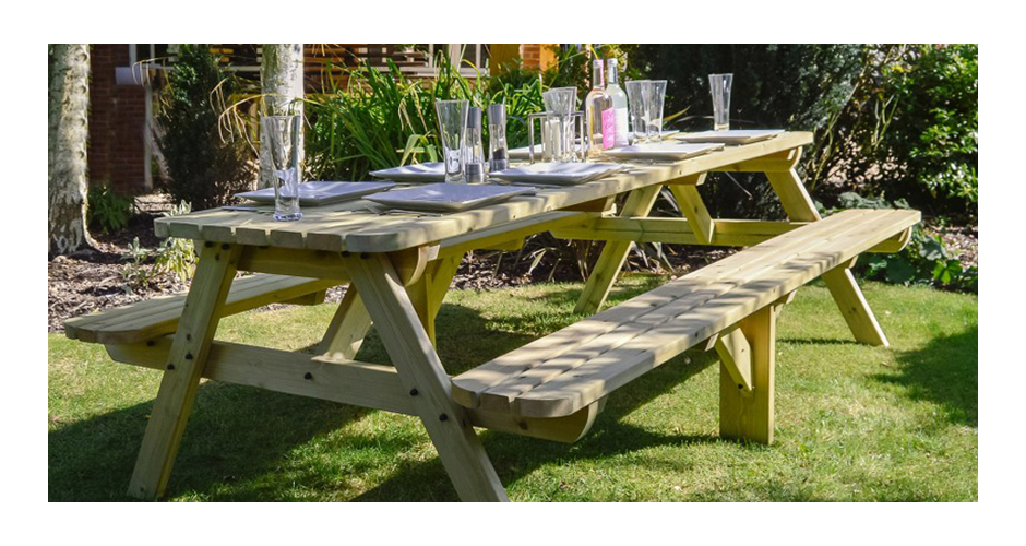 Hardwood garden table sale