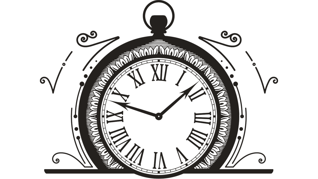 pocket watch silhouette